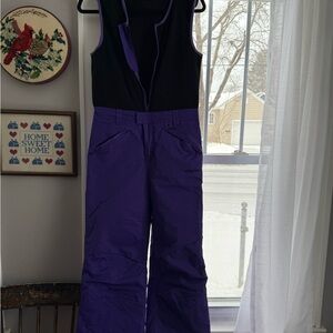 Arctix Kids Limitless Fleece Top Bib Overalls- Size 12–14 (Unisex)